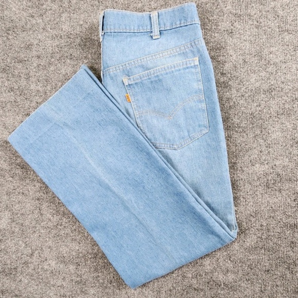 Levis Jeans Mens‎ 32x28 Blue Denim Skosh Orange Tab READ